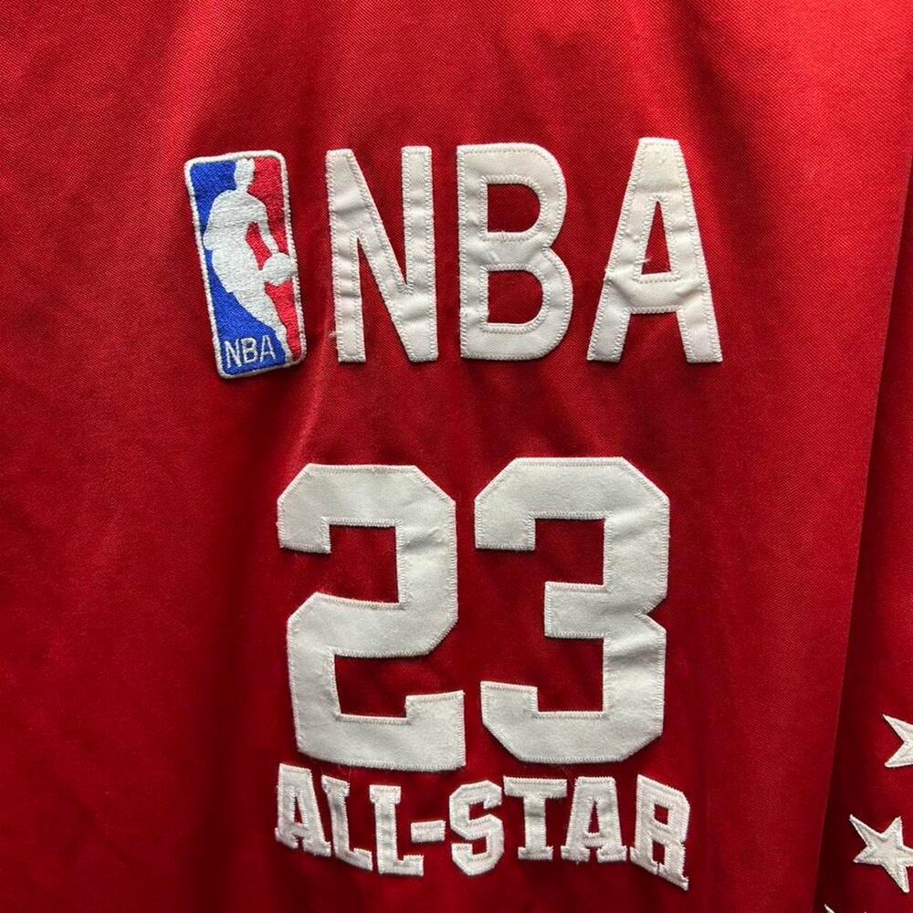 Michael Jordan Mitchel and Ness red NBA All Star Jersey Size 2XL - Picture 3 of 5